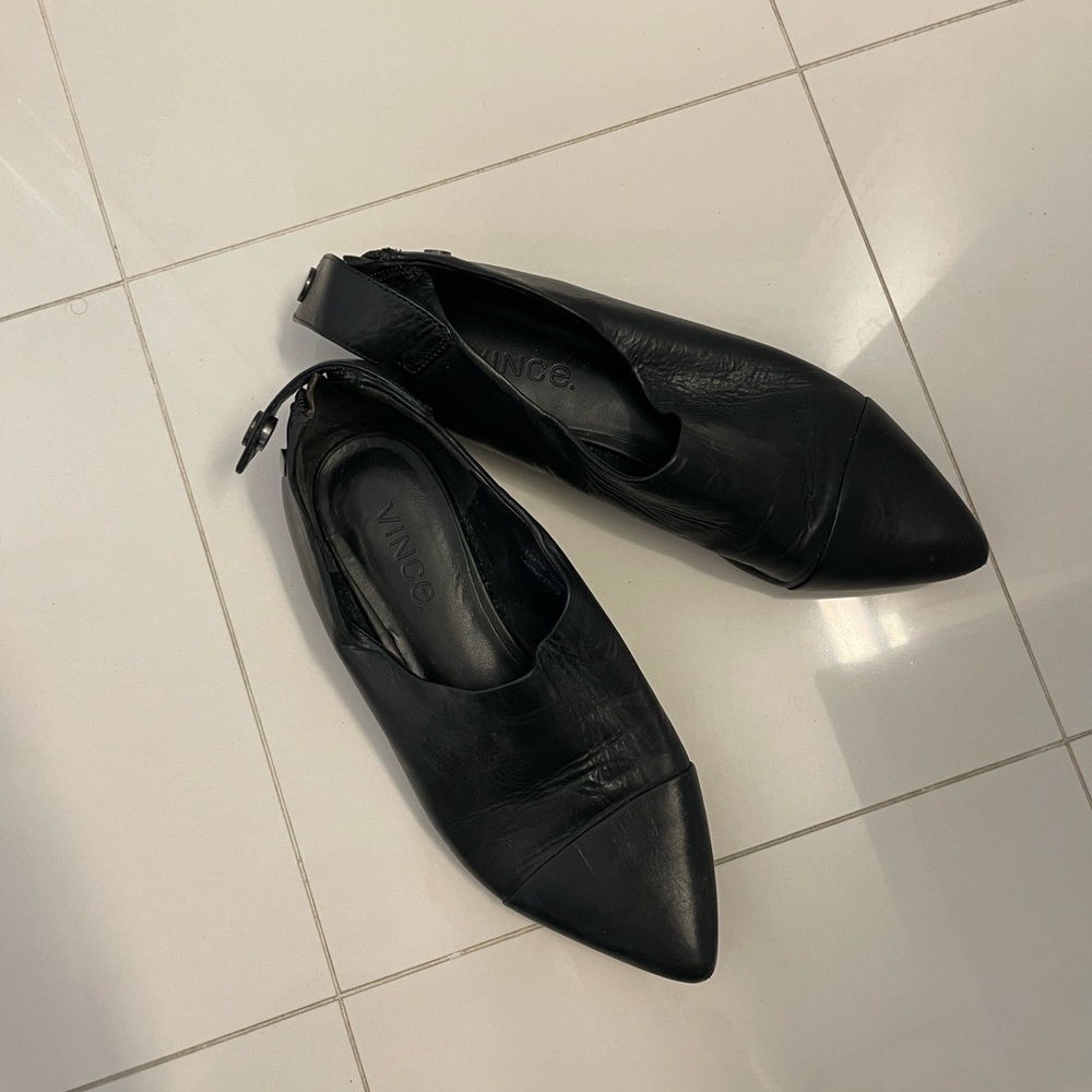 Vince Pointed Toe Flats